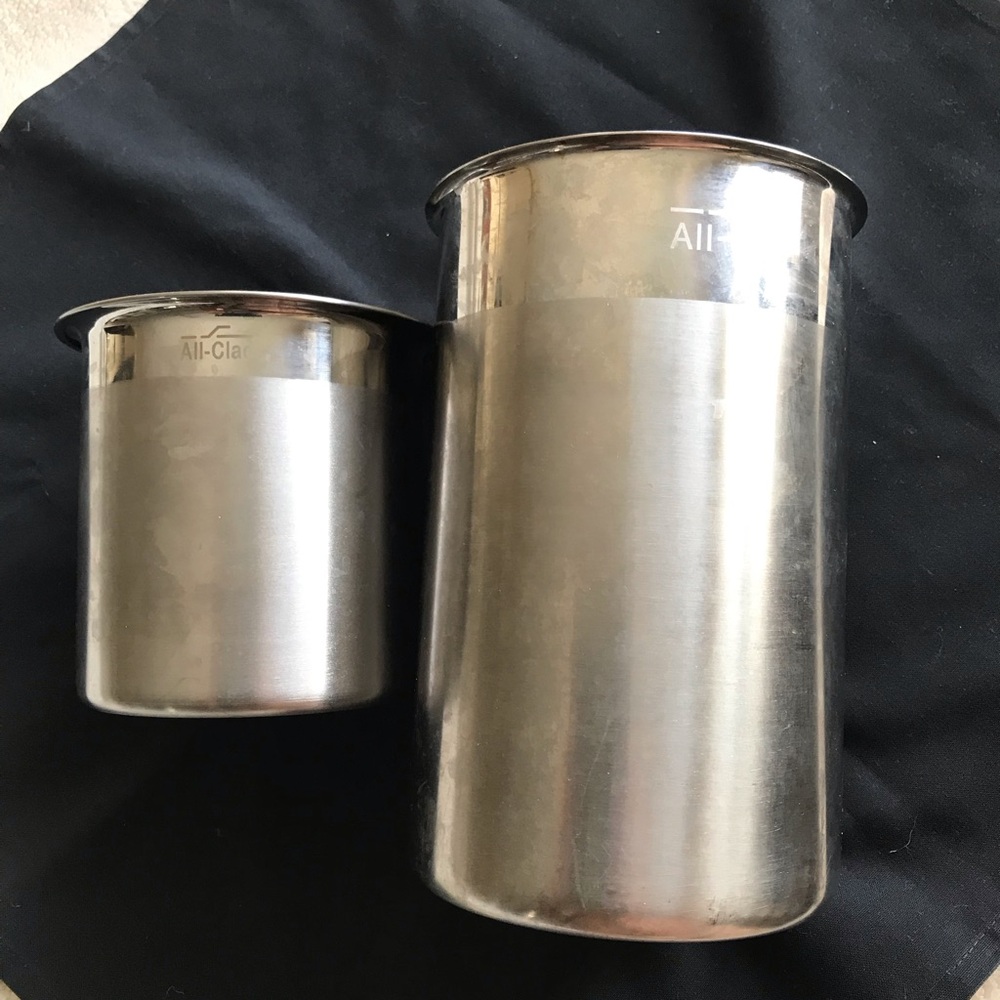 All-Clad Stainless Steel Utensil Canisters Set - Silver